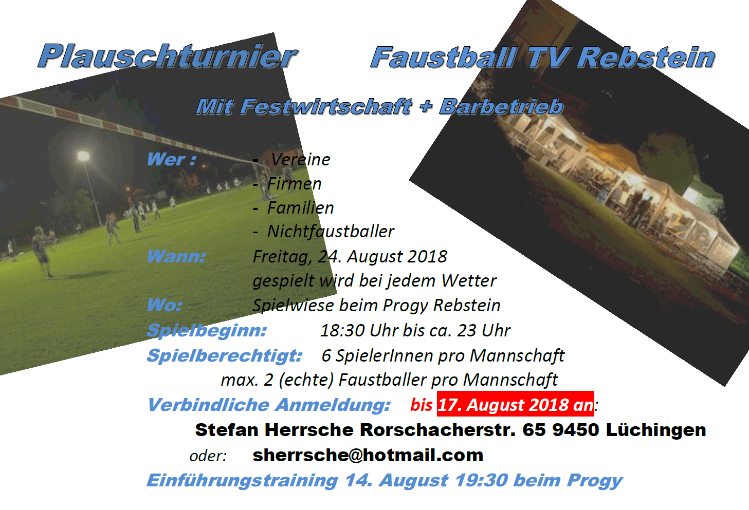Plauschturnier 2018